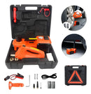 Kit Macaco Elétrico 4 em 1 — Compressor de Ar, Chave de Impacto 480 N.m, Lanterna LED e Macaco Hidráulico 5 Toneladas 12V