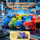 Caminhão Dinossauro Lançador + 6 Carrinhos e 6 Bolinhas