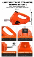 Kit Macaco Elétrico 4 em 1 — Compressor de Ar, Chave de Impacto 480 N.m, Lanterna LED e Macaco Hidráulico 5 Toneladas 12V
