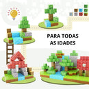 Blocos de Construção Magnética - 48/64/75 peças [+5 Bonecos GRÁTIS]