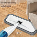 Spray Flat Mop With Reusable Microfibers Pads 360° Rotation Floor Cleaning Mop 500ML Big Capacity Square Triangle Bottle