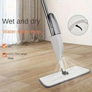 Spray Flat Mop With Reusable Microfibers Pads 360° Rotation Floor Cleaning Mop 500ML Big Capacity Square Triangle Bottle