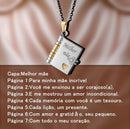 Colar de Livro para Dias das Mães