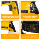 Martelete Perfurador Rompedor Brushless SDS Plus BIVOLT Brushless com  Maleta