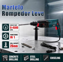 Martelete Perfurador Rompedor Brushless SDS Plus BIVOLT Brushless com  Maleta