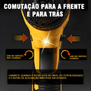 Furadeira-parafusadeira de 21V com 2 baterias, kit completo incluindo caixa de papel e acessórios, adequada para diversos cenários como projetos DIY domésticos e reparos profissionais.