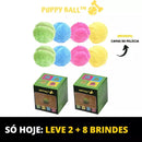 Bolinha de Rolagem Automática - Puppy Ball© + 4 Brindes (Capas de Pelúcia)