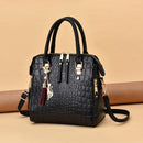 Bolsa Couro Gold Alligator®