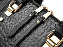 Bolsa Couro Gold Alligator®
