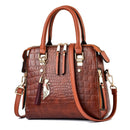 Bolsa Couro Gold Alligator®