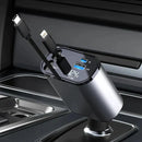 Carregador Ultra Rápido com Cabos USB-C e USB - TurboMax©