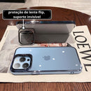 Case Para Iphone com de Proteção Lente Dobrável - GlassMax©
